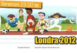 Londra 2012 Olimpiyat Oyunları İ&ccedil;in Google'dan Doodle