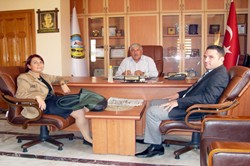 Halk Bankası Tarsus Şube M&uuml;d&uuml;r&uuml;, Esnaf Kefalet Kooperatifi'ni Ziyaret Etti