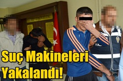 Tarsus'ta Su&ccedil; Makineleri Yakalandı