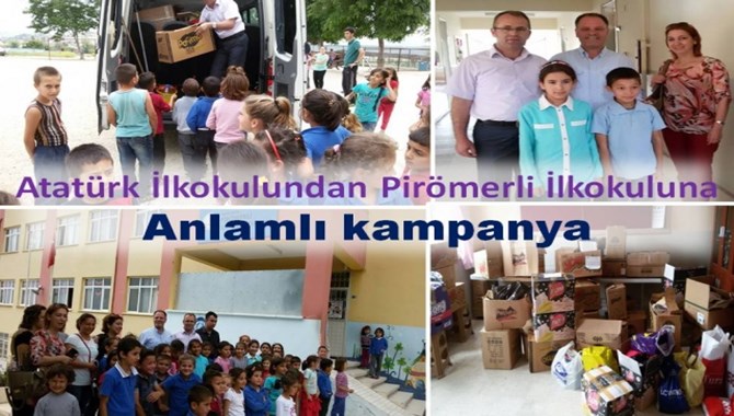 Atatürk İlkokulundan Anlamlı Kampanya
