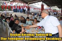 Başkan Kocamaz, Aydıncık’ta İftar Yemeğinde Vatandaşlarla Kucaklaştı