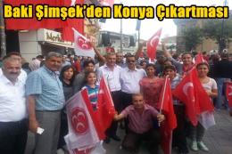Baki Şimşek’den Konya Çıkartması