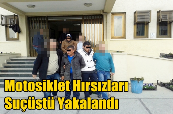 Motosiklet Hırsızları Su&ccedil;&uuml;st&uuml; Yakalandı