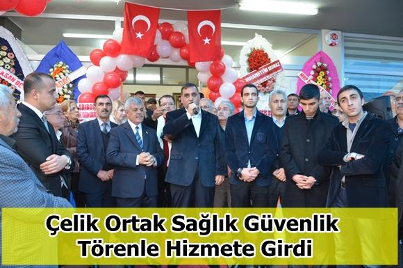 Tarsus'ta &Ccedil;elik Ortak Sağlık G&uuml;venlik T&ouml;renle Hizmete Girdi