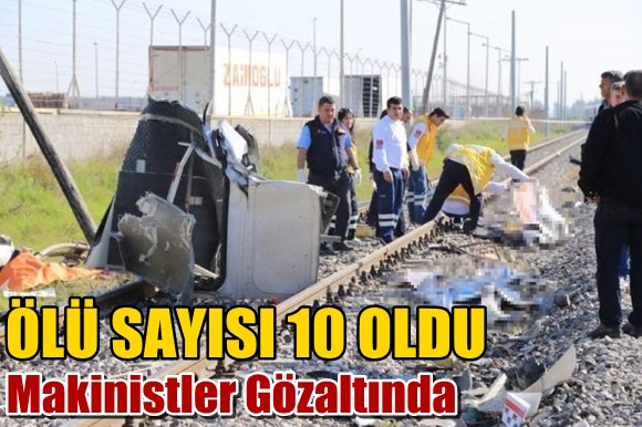Tren Kazasında &Ouml;l&uuml; Sayısı 10 Oldu