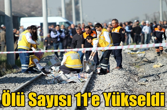 Tren Kazasında &Ouml;lenlerin Sayısı 11'e Y&uuml;kseldi