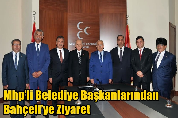 Mhp&rsquo;li Belediye Başkanlarından Bah&ccedil;eli&rsquo;ye Ziyaret