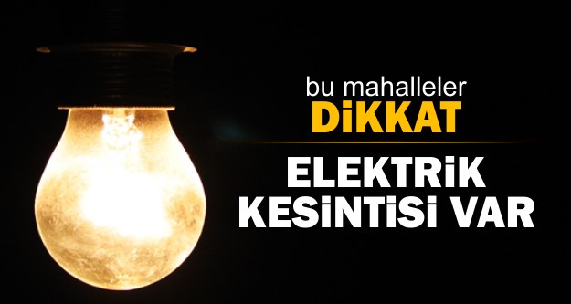 Tarsus'ta Elektrik Kesintisi Yapılacak
