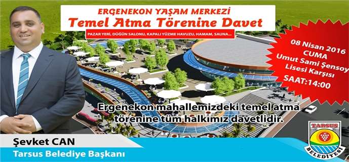 Ergenekon Yaşam Merkezi’nin Temeli Atılıyor