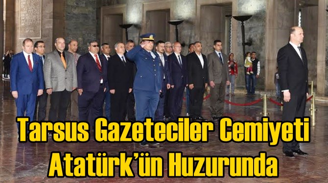Tarsus Gazeteciler Cemiyeti Atat&uuml;rk&rsquo;&uuml;n Huzurunda