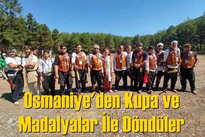 Osmaniye'den Kupa ve Madalyalar İle D&ouml;nd&uuml;ler