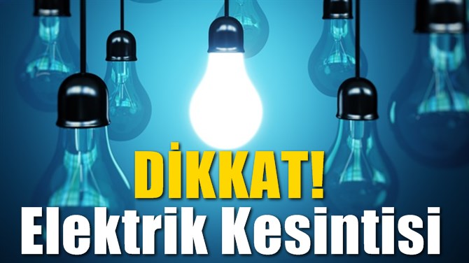 Tarsus'ta Elektrik Kesintisi