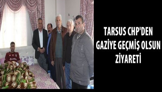 CHP Tarsus'tan yaralı Asker'e ziyaret