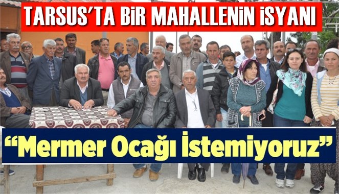 Boztepe Halkı: &ldquo;Biz K&ouml;y&uuml;m&uuml;ze Mermer Ocağı Kurdurmayız&rdquo;