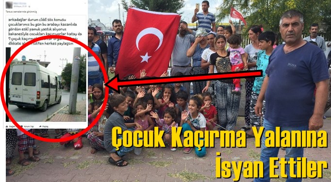 &Ccedil;ocuk Ka&ccedil;ırmakla Su&ccedil;lanan İş&ccedil;iler Yalan Habere İsyan Etti