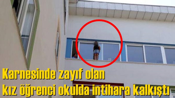 Karnesinde Zayıf Olan Kız &Ouml;ğrenci İntihara Kalkıştı