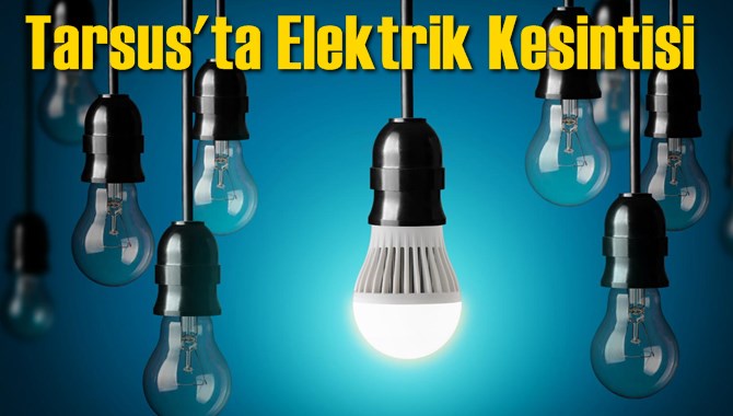 Tarsus'ta Elektrik Kesintisi