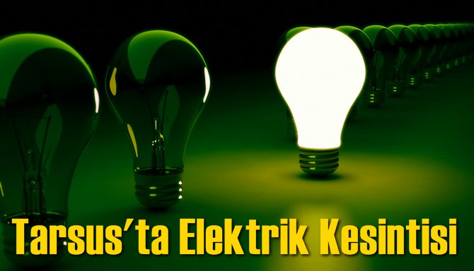 Tarsus'ta Elektrik Kesintisi
