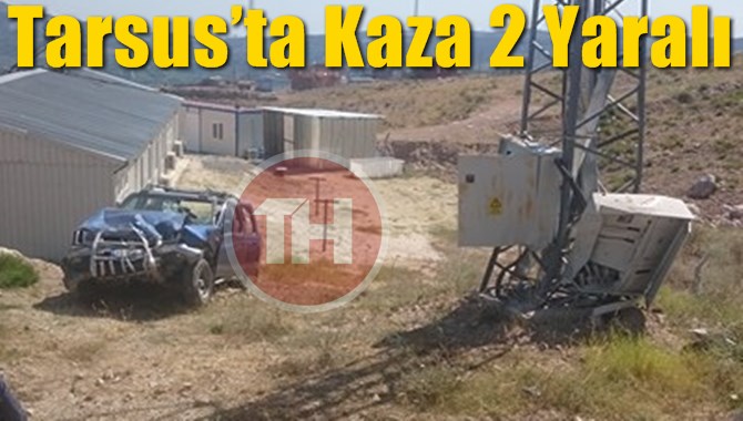 Tarsus&rsquo;ta Kaza 2 Yaralı