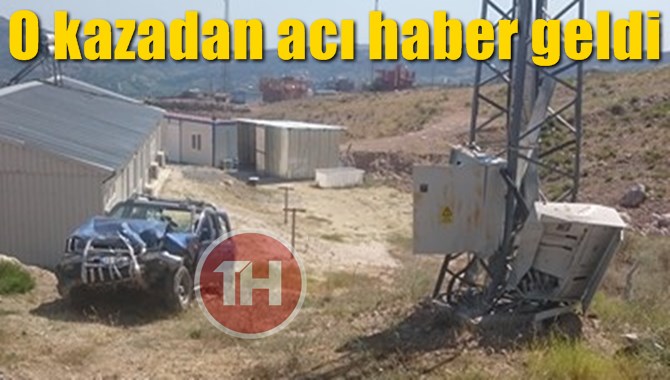 Tarsus'ta Kaza 1 &Ouml;l&uuml; 1 Yaralı