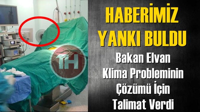 Tarsus Devlet Hastanesi'ndeki &ldquo;Klima Sorunu&rdquo; &Ccedil;&ouml;z&uuml;me Kavuşuyor