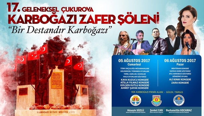 &Ccedil;ukurova&rsquo;nın Kalbi Hafta Sonu Karboğazı'nda  Atacak