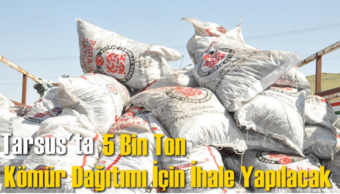 5 Bin Ton K&ouml;m&uuml;r Dağıtımı İ&ccedil;in İhale Yapılacak