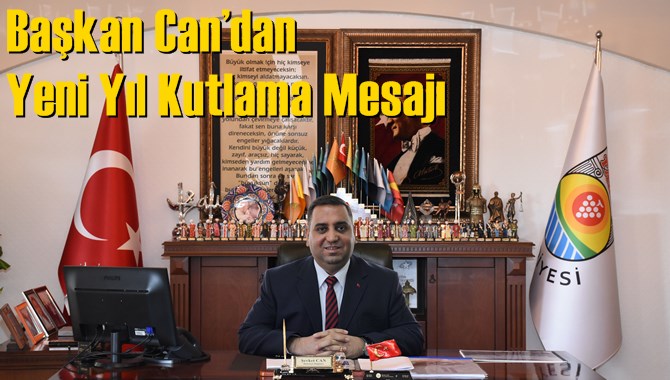 Başkan Can’dan Yeni Yıl Kutlama Mesajı