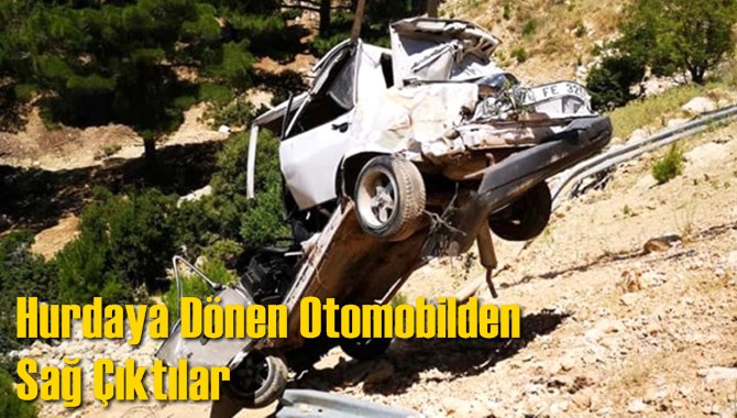 Hurdaya D&ouml;nen Otomobilden Sağ &Ccedil;ıktılar