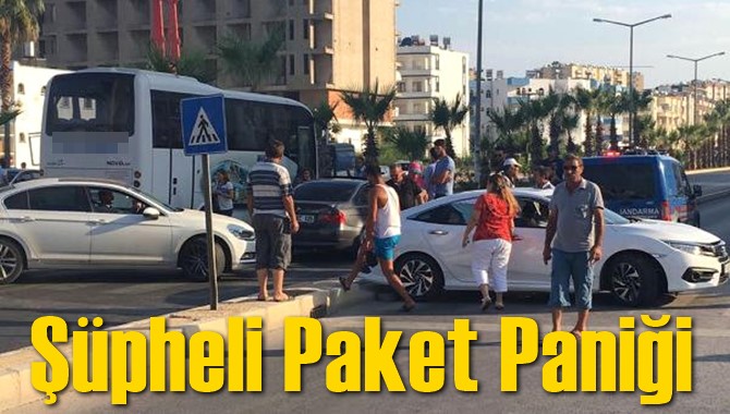 Ş&uuml;pheli Paket Paniği