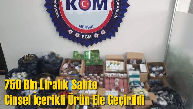 750 Bin Liralık Sahte Cinsel İçerikli Ürün Ele Geçirildi