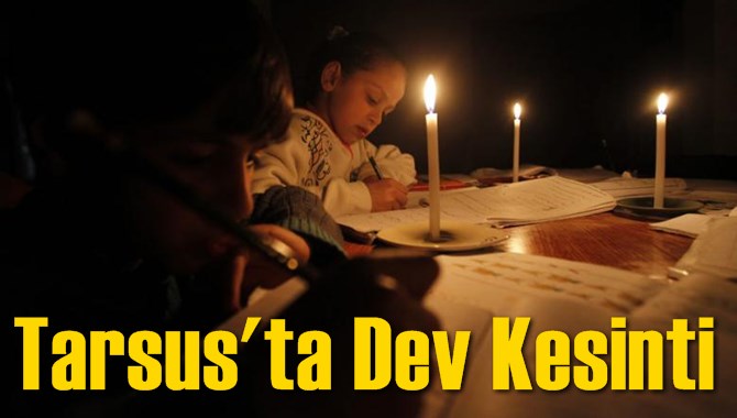 Tarsus'ta Elektrik Kesintisi