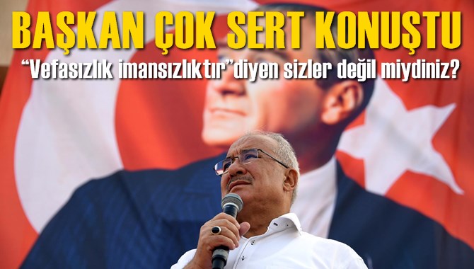 Başkan Kocamaz, Çok sert Konuştu