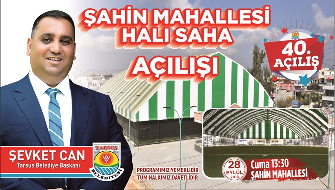 Tarsus Belediyesi'nden 40.Açılış