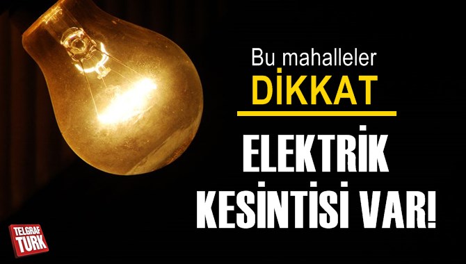 Tarsus Elektrik Kesintisi