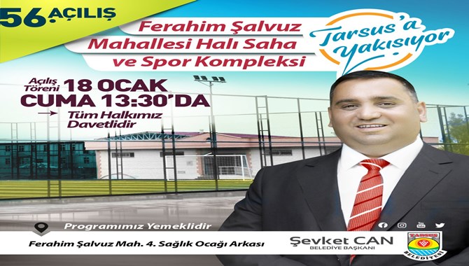 Tarsus Bir Halı Sahaya Daha Kavuşuyor