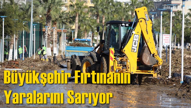 B&uuml;y&uuml;kşehir Fırtınanın Yaralarını Sarıyor