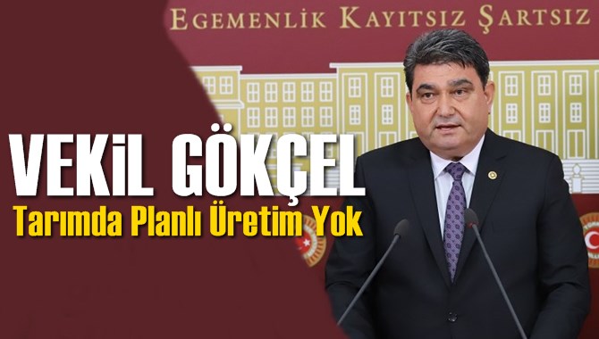 Tarımda Planlı &Uuml;retim Yok