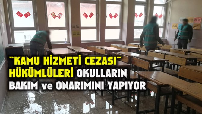 Denetimli Serbestlik Y&uuml;k&uuml;ml&uuml;leri Okulları Boyuyor