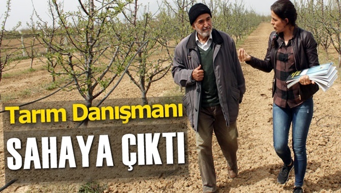 Ziraat Odası Tarım Danışmanı sahaya &ccedil;ıktı