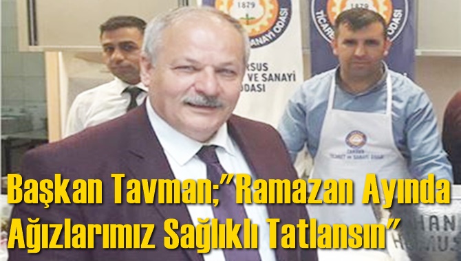 Ramazan Ayında Ağızlarımız Sağlıklı Tatlansın
