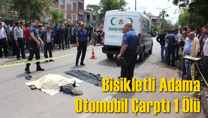 Bisikletli Adama Otomobil &Ccedil;arptı 1 &Ouml;l&uuml;