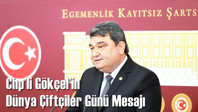 Chp&rsquo;li G&ouml;k&ccedil;el&rsquo;in D&uuml;nya &Ccedil;ift&ccedil;iler G&uuml;n&uuml; Mesajı