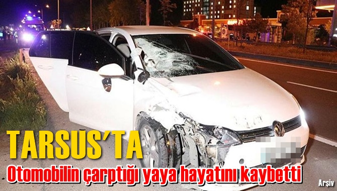 Tarsus'ta Otomobilin &Ccedil;arptığı Mehmet Ali Bartık Hayatını Kaybetti