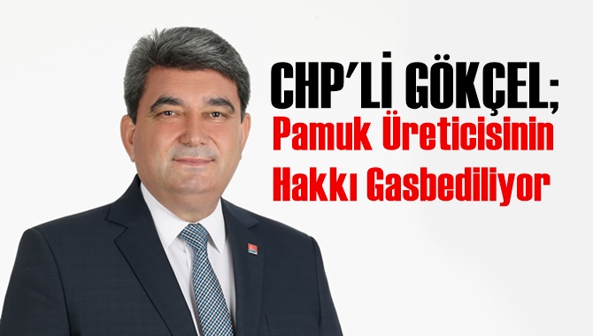 Chp&rsquo;li G&ouml;k&ccedil;el: Pamuk &Uuml;reticisinin Hakkı Gasbediliyor 