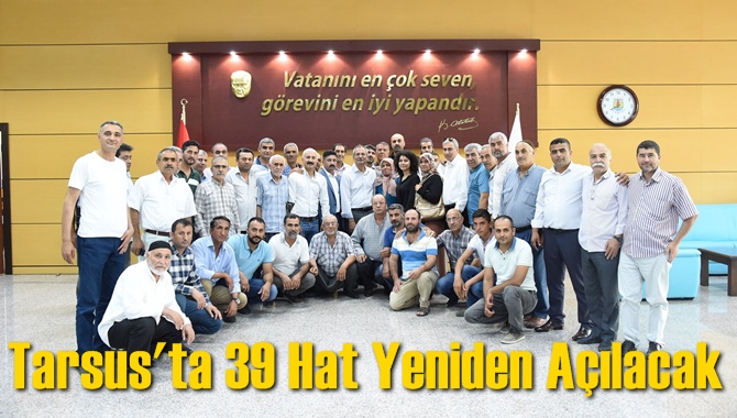 Başkan Bozdoğan, 10 Yıl &Ouml;nce İptal Edilen Dolmuş Hat Sahiplerine M&uuml;jde Verdi