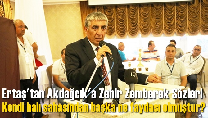 Ertaş;"Akdağcık'ın A&ccedil;ıklamaları Talihsiz ve Mesnetsizdir"