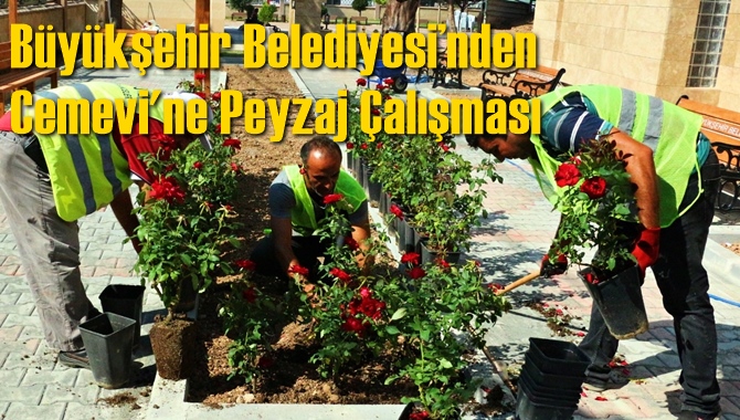 B&uuml;y&uuml;kşehir Belediyesi&rsquo;nden Cemevi'ne Peyzaj &Ccedil;alışması
