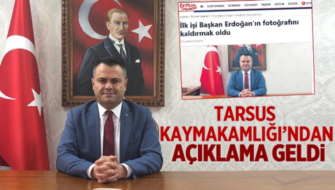 Tarsus Kaymakamlığından İddialara İlişkin Sondakika Açıklaması