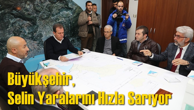 Büyükşehir, Selin Yaralarını Hızla Sarıyor